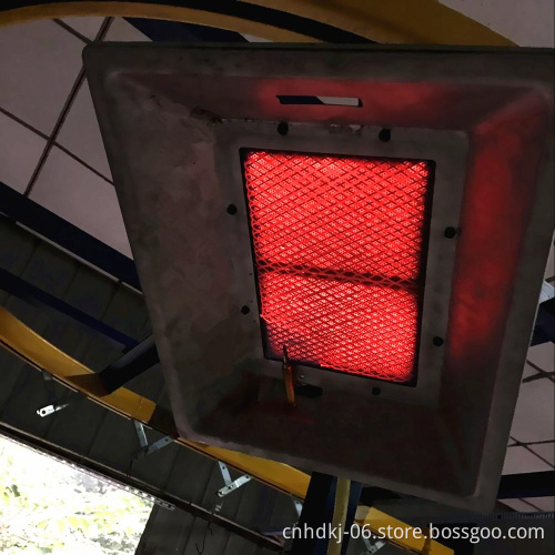 Safe gas energy saving infrared heater used for broiler poultry farm